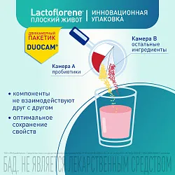 БИОЛОГИЧЕСКИ АКТИВН ДОБ LACTOFLORENE ПЛОСКИЙ ЖИВОТ 20 ПАК 167ГР
